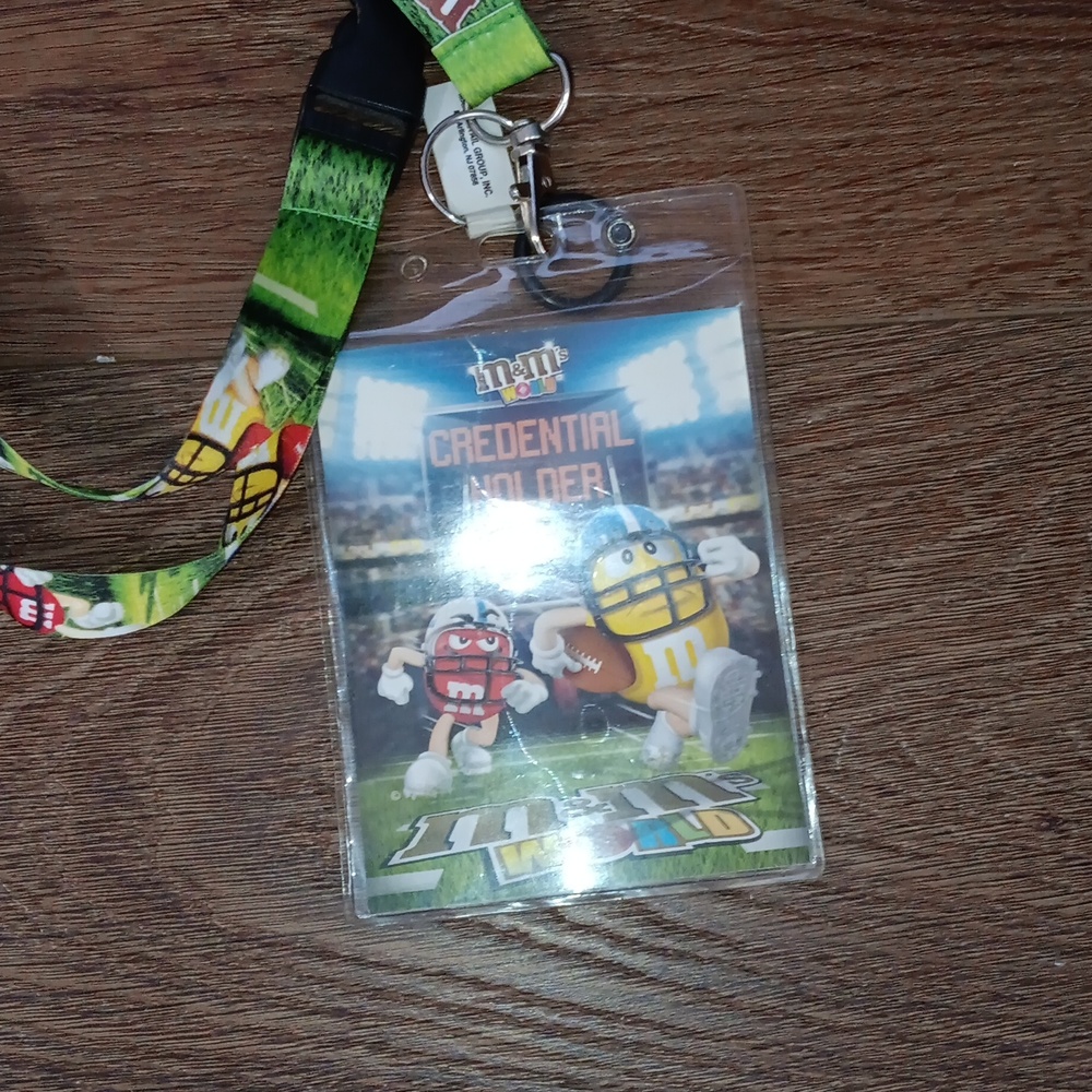 M & M FOOTBALL LANYARD.   #5601